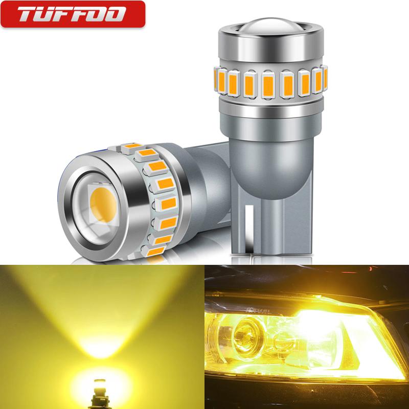 Bóng đèn LED TUFFOO-T10 / W5W cho đèn đỗ xe ô tô, đèn nội thất, đèn vòm, đèn biển số, Xanh Lá vôi, trắng, hổ phách, vàng, đỏ, băng, Xanh Biển , vàng chanh, DC 12V 0