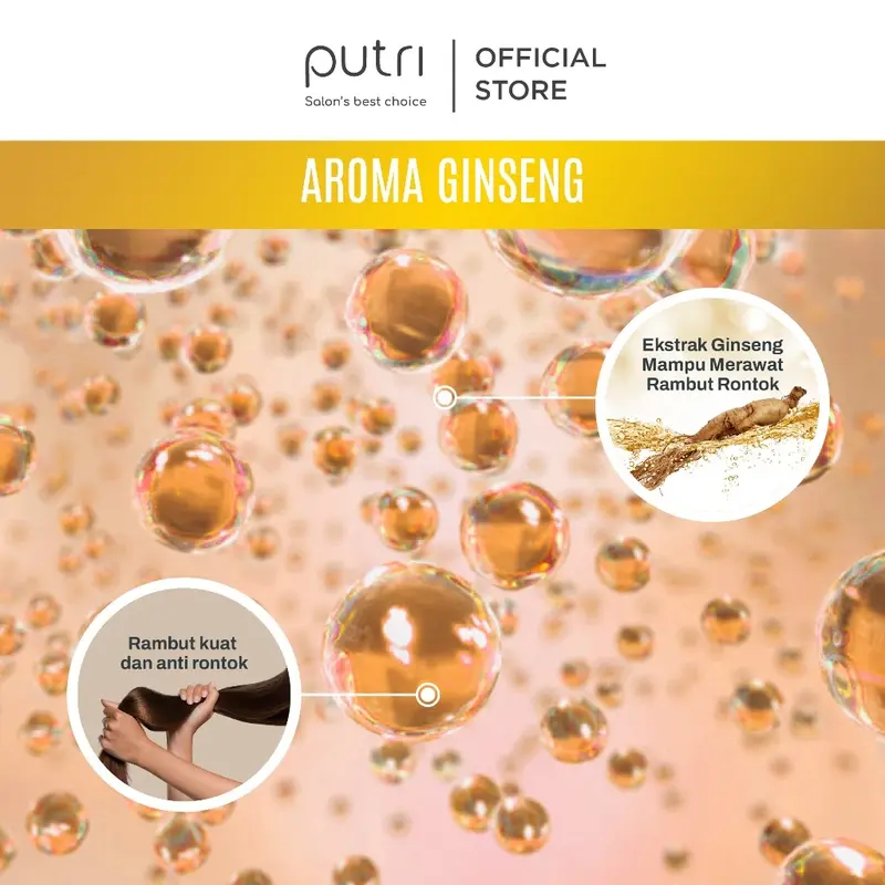Putri With Nusilk Technology Hair Tonic Ginseng Perawatan Rontok Haircare 2