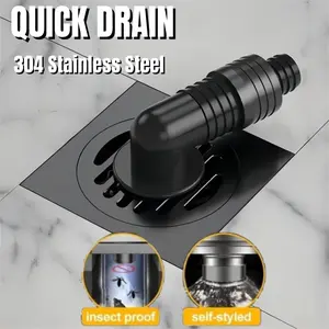 【COD】Floor Drain Stainless Mesin Cuci Full Set Sambungan Selang Pembuangan Air Mesin Cuci / floor drain mesin cuci+ Konektor Sambungan Selang Pembuangan Mesin Cuci