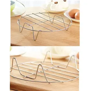 HomeMaster Tatakan/Holder/Plate Panci/Pot/Pans/Kukusan/Steamer/Air Fryer/Panggangan Stainless/Besi Baja Tahan Karat Tebal/Thick Multifungsi/Multifunction Kaki/Feet/Prong 4 TP4