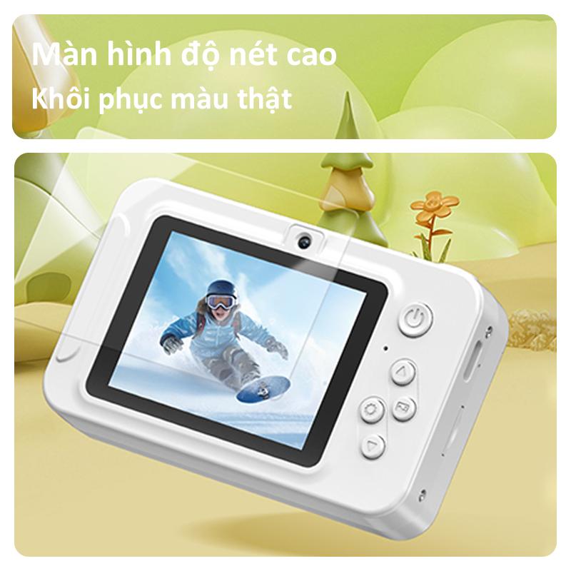 LOOPPOINT Máy ảnh kỹ thuật số Chụp ảnh & Video CCD HD 2.4IPS Màn hình 8x Zoom Mini Pocket Camera cho sinh viên Quà tặng 8
