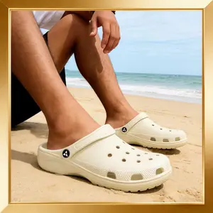 Clogs Lubang Pria Pantai & Santai | Empuk "Step On Cloud" Anti Selip Cocok Semua Outfit