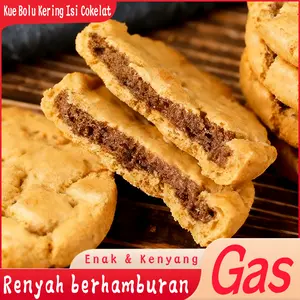 Kue renyah isi krim telur, camilan yang enak untuk sarapan atau teman minum teh sore.