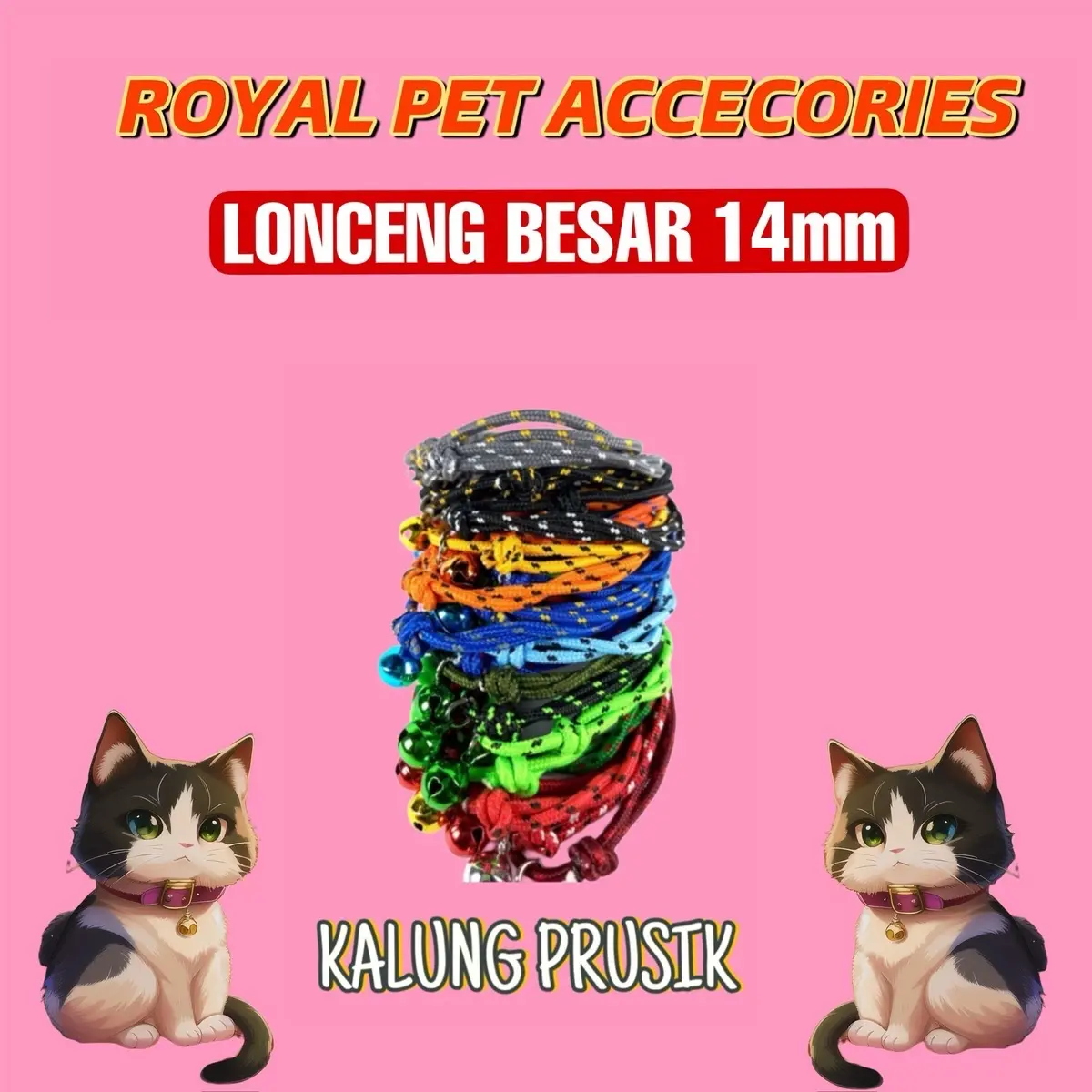 KALUNG KUCING TALI PRUSIK MOTIF