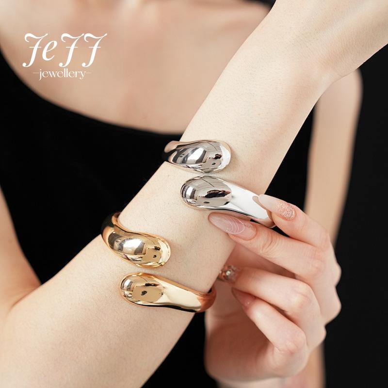  Vòng Tay Hở Hình Giọt Nước Bằng Dành Cho Nữ Không Gây Dị Ứng Không Phai Màu Lấp Lánh Sang Trọng Và Cao Cấp Phụ Kiện Trang Sức Thích Hợp Để Đeo Hàng Ngày Tuyệt Vời Làm Quà Tặng 