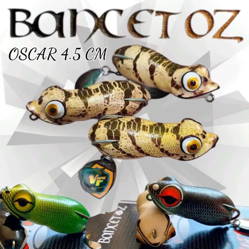 bancetoz + oscar + umpan casting + umpan mancing + softfrog