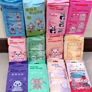 Promo Tisu Basah 1 set 8in1 perpack tisu isi 64 Sheet  Tissue ( paket hemat tisu 8in1)