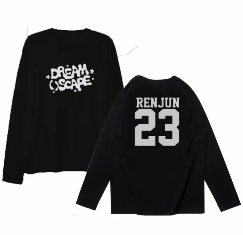 Kaos Lengan Panjang Nct Dream Escape Nama Nomor Atasan Wanita & Pria Kaos Katun Cotton COmbed 30s 6