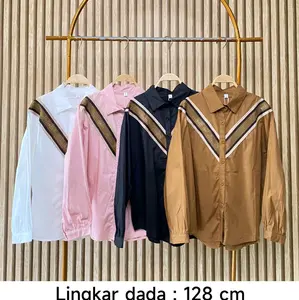 kemeja atasan kancing premium Bkk