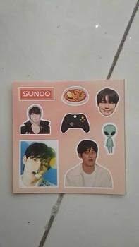 Product Review of Sticker ENHYPEN (Dark Blood, Orange Blood, Dimension, Bite Me, Fatal Trouble) Fate Plus in Jakarta Freebies from ౨** ₊** ** 3