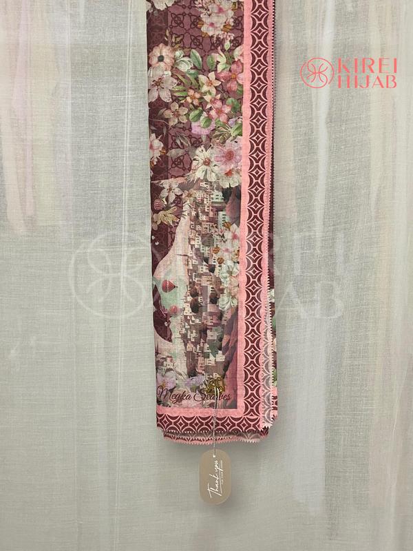 Hijab Segiempat Voal Motif Zaskia Meyka Scarves Hijab Segi Empat Voal Motif Premium 9