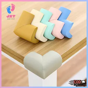 Pelindung sudut meja/Pelindung siku meja/DuaWarna Pelindung Sudut Meja Siku Bantalan Pengaman Meja Baby Corner Protector Busa EVA Tebal  L32