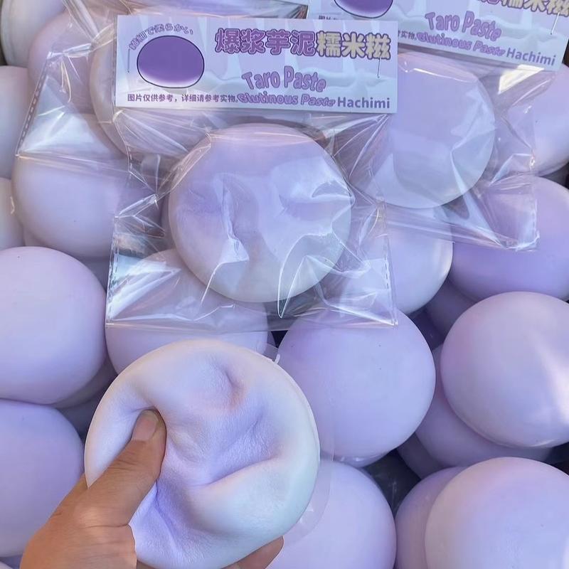 Bánh Gạo Nếp Dẻo, Miếng Dán Khoai Môn Hachimi Bán Chạy, Bánh Mì Mô Phỏng, Squishy Và Soggy, Phục Hồi Chậm, Giảm Căng Thẳng 2