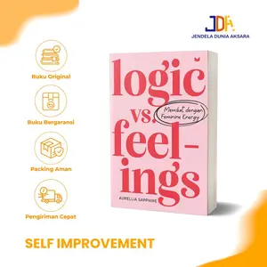 Buku - logic vs feelings - Aurellia Sapphire - Mediakita - JDA Bookstore