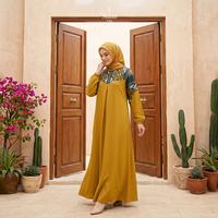 Gambar Shirin Zein - Gamis Tenun Dewasa Model Terbaru 2026 Mewah Elegan Dress Nura - Mustard, S dari Shirin Zein Store Kab. Pati 5 Tokopedia