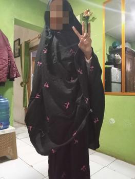 Product Review of Mukena Dewasa Wanita Bordir Coquette Pita Katun Premium Terbaru - Mukenah, Muslim Atasan Bawahan Traveling from u**7 1