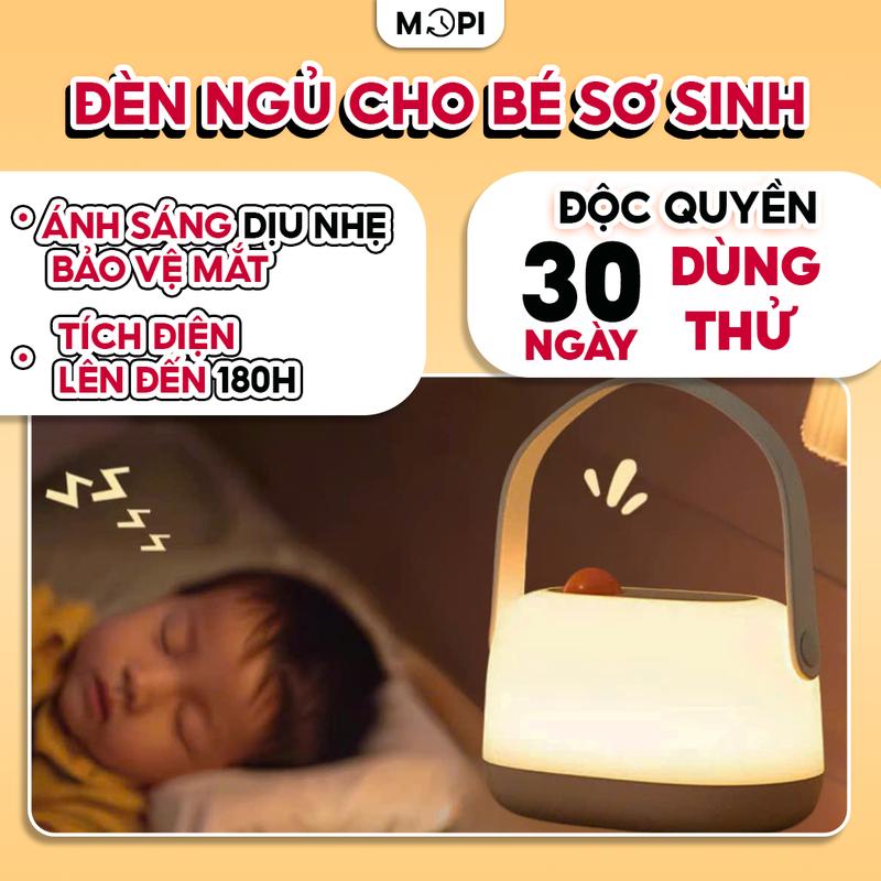 Đèn ngủ bé sơ sinh đèn ngủ di động đèn ngủ bỉm sữa chống ánh sáng xanh bảo vệ mắt giúp mẹ hút sữa và cho bé ti đêm