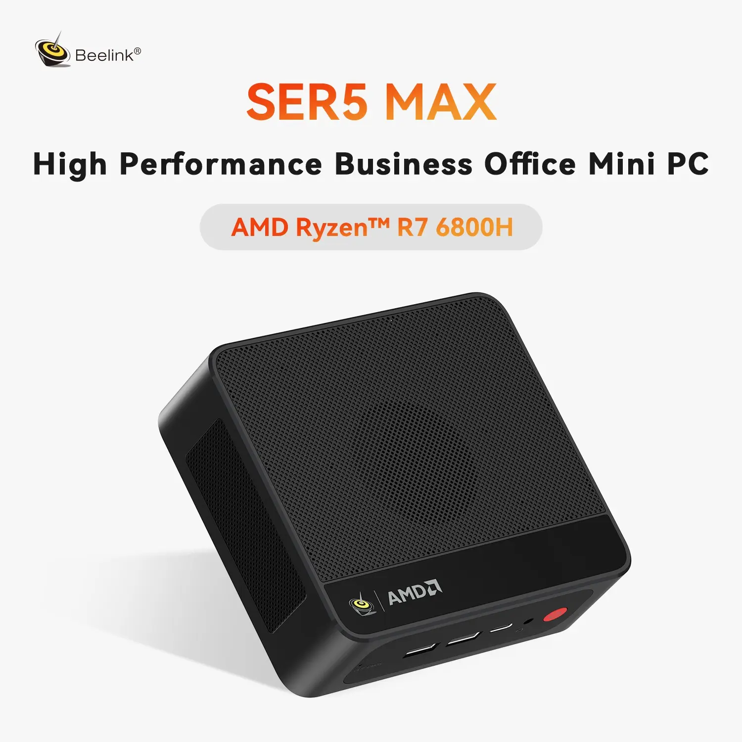 Beelink SER5 MAX 6800H AMD Ryzen7 32GB DDR5 /500GB PCle4.0 SSD HDMI DP Type-C Windows 11 Pro