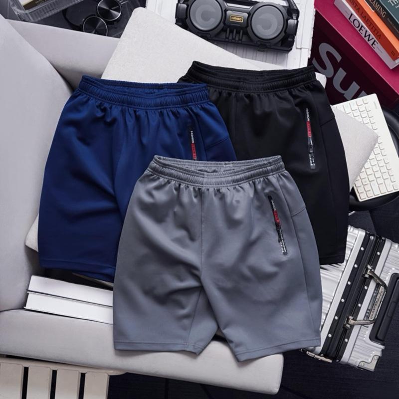 Combo 3 Quần Đùi Nam Chất Vải Thun Poly Co Giãn 4 Chiều