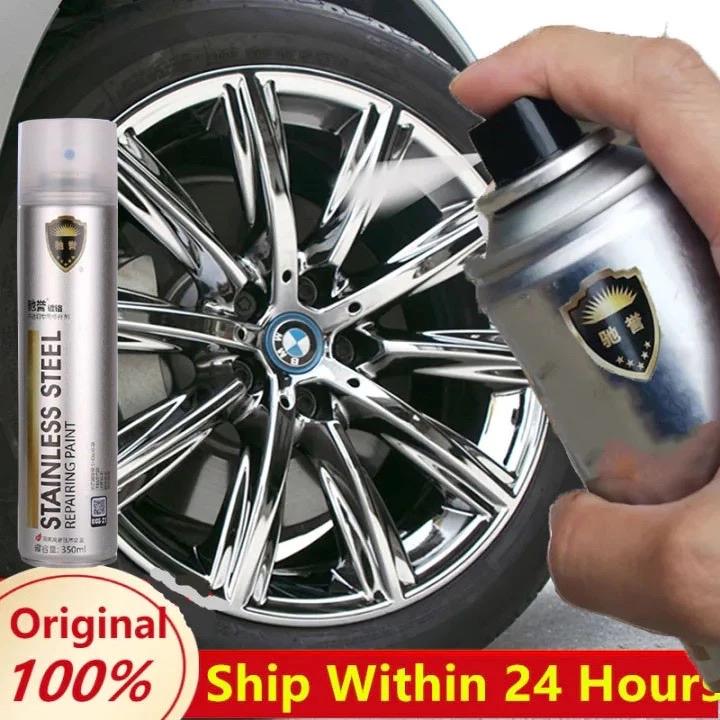 Sơn Bạc Mạ Crom Sơn Xịt Mạ Chrome Sáng Bóng 350ml - Chai Sơn Mạ Siêu Bóng-Sơn xe