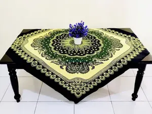 Taplak Meja Guru/Tamu Batik Khas Pekalongan Bahan Katun Super - 97cm x 97cm