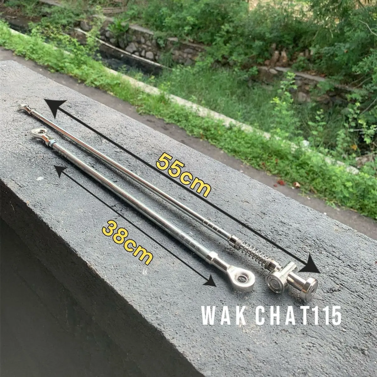 Stik Rem Standhub Stik Tromol Belakang RX King RXS Model Stenlis