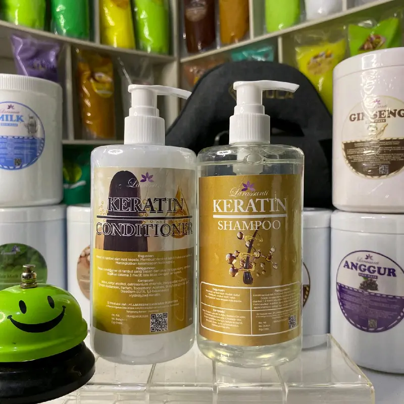 Paket conditioner dan shampo 500ml+500ml BPOM Perawatan Rambut salon profesional hair care 5