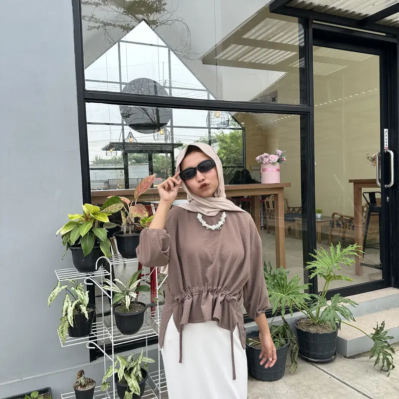 Jennie Blouse LD 136 Oversize Atasan Wanita Terbaru - atasan wanita kekinian - blouse wanita 5