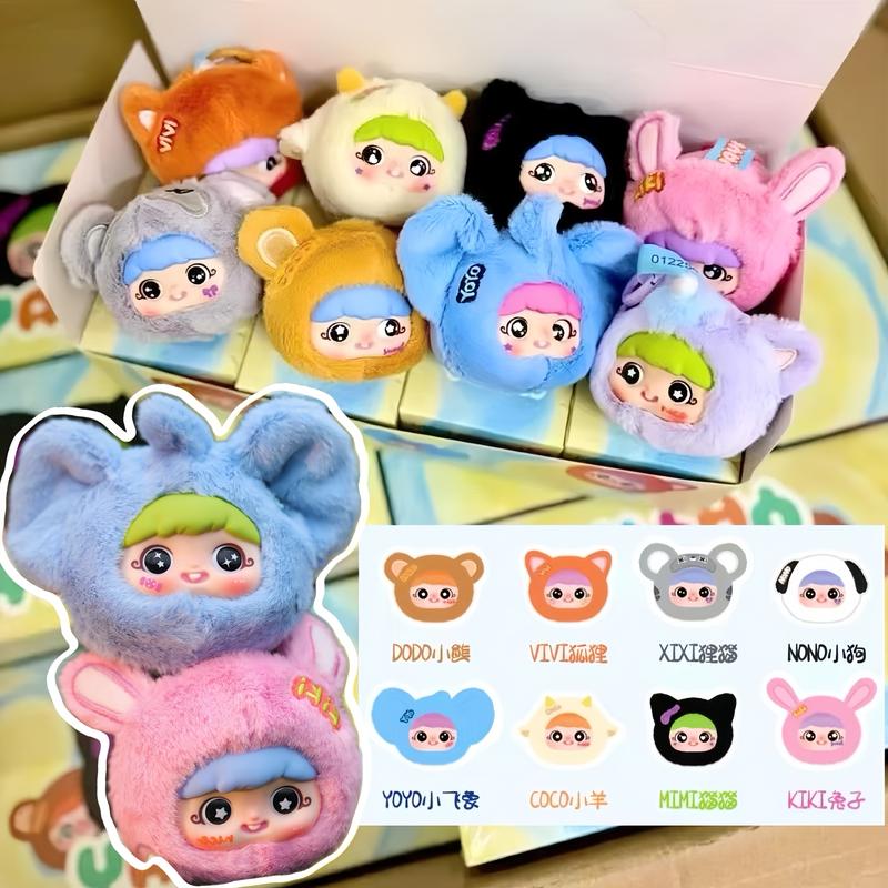 Khuyến mãi có thời hạn [Chính Hãng- YAYA]  yayaV1 mini blind box Hộp Bí Ẩn Quà Tặng Túi Mù Yaya blind box Trái Cây Và Thú, Baby Three v1 v2 Đeo Túi Cực Dễ Thương baby chi mèo thần tài,thỏ cổ tích blindbox búp bê xấu xí