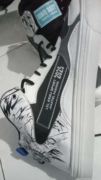 Product Review of Sepatu Sneaker Boots H2052-17 Sepatu Pria Wanita Square Toe JLS Boots Style Fashion New Mode Trendy Style Casual Shoes Putih Sport bnib Black sepatu  hi from J**P 1