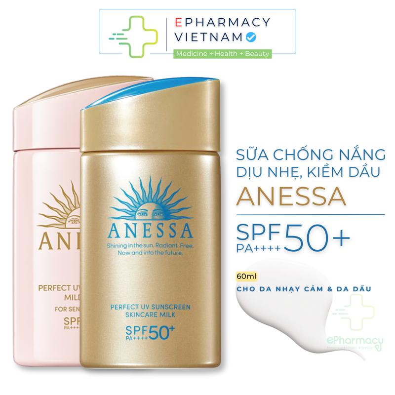 Sữa Chống Nắng ANESSA Perfect UV Sunscreen Skincare Bảo Vệ Hoàn Hảo Cho Mọi Loại Da