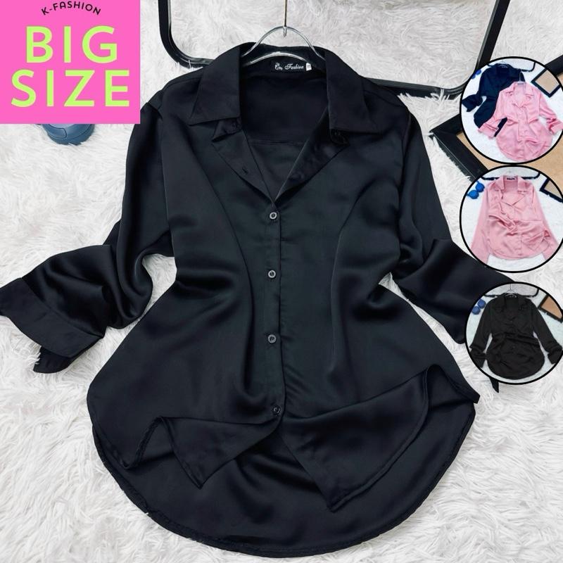 ÁO SƠ MI NỮ LỤA BIG SIZE Lụa tô châu mềm mịn mát không nhăn áo sơ mi công sở thanh lịch sang trọng.