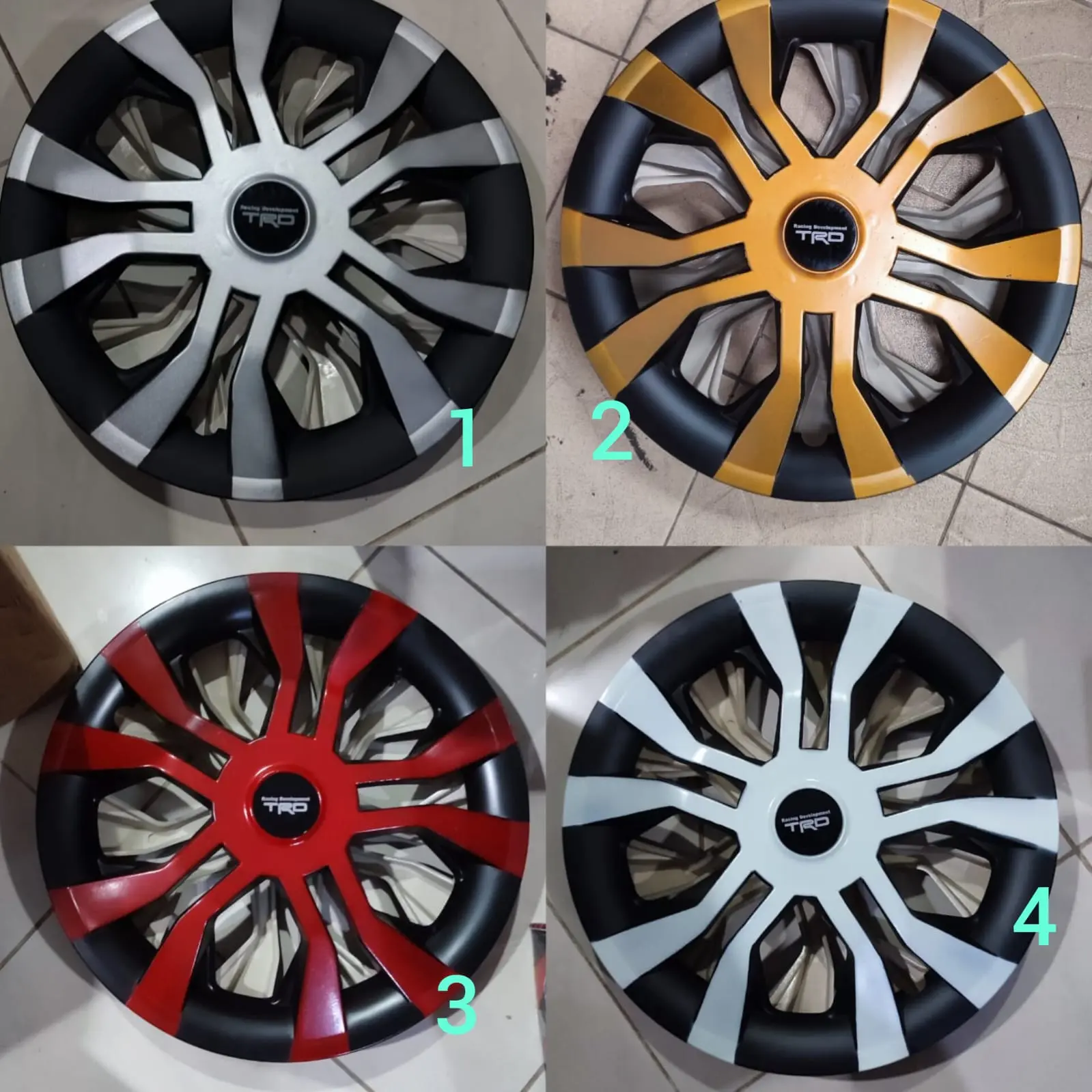 COVER DOP VELG MOBIL UKURAN RING 13 DAN 14 MOBIL TRD SPORTIVO UNIVERSAL