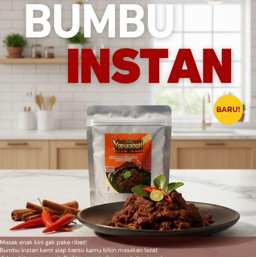 Yooserooh- Bumbu Rendang Daging 500gr/bumbu rendang instan/bumbu rendang padang/bumbu rendang siap saji praktis/ Yooserooh- Bumbu Rendang Daging 500gr/bumbu rendang instan/bumbu rendang padang/bumbu rendang siap saji praktis/