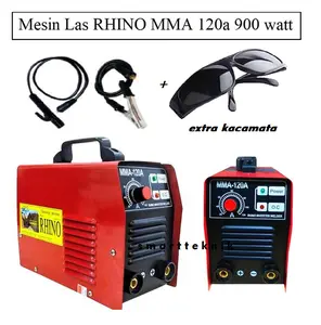 TERMURAH MESIN LAS INVERTER RHINO MMA 120A 900 WATT WARNA MERAH