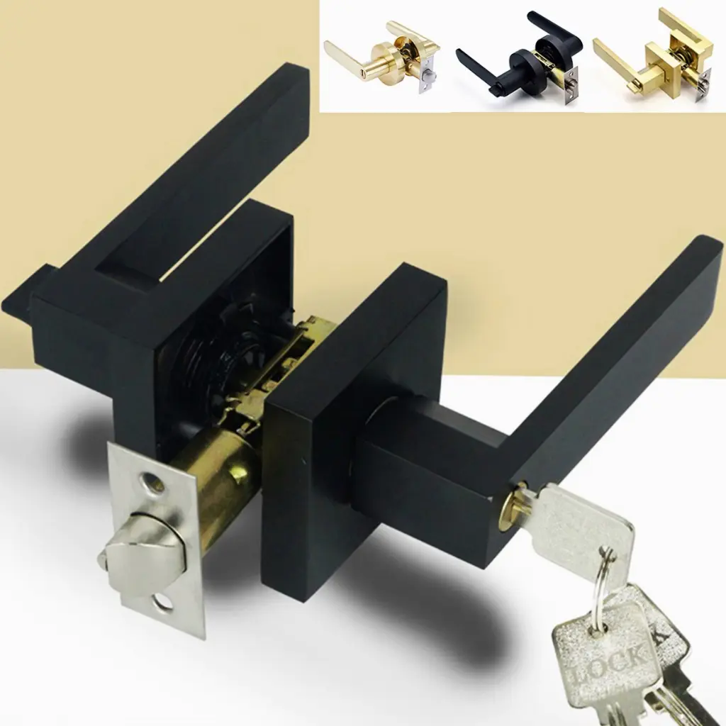 Door Lock Pintu Handle Mute Bedroom Door Lock Kunci Pintu Bilik Tombol Pintu Rumah Tombol Pintu Bilik Kunci Rumah
