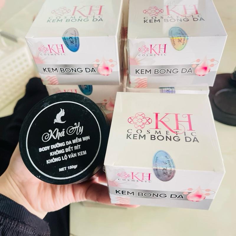 KH Cosmetic - Combo Kem Bong Da & Kem Body Dưỡng Da Mềm Mịn Không Bết Rít Tặng Kích Trắng 180g