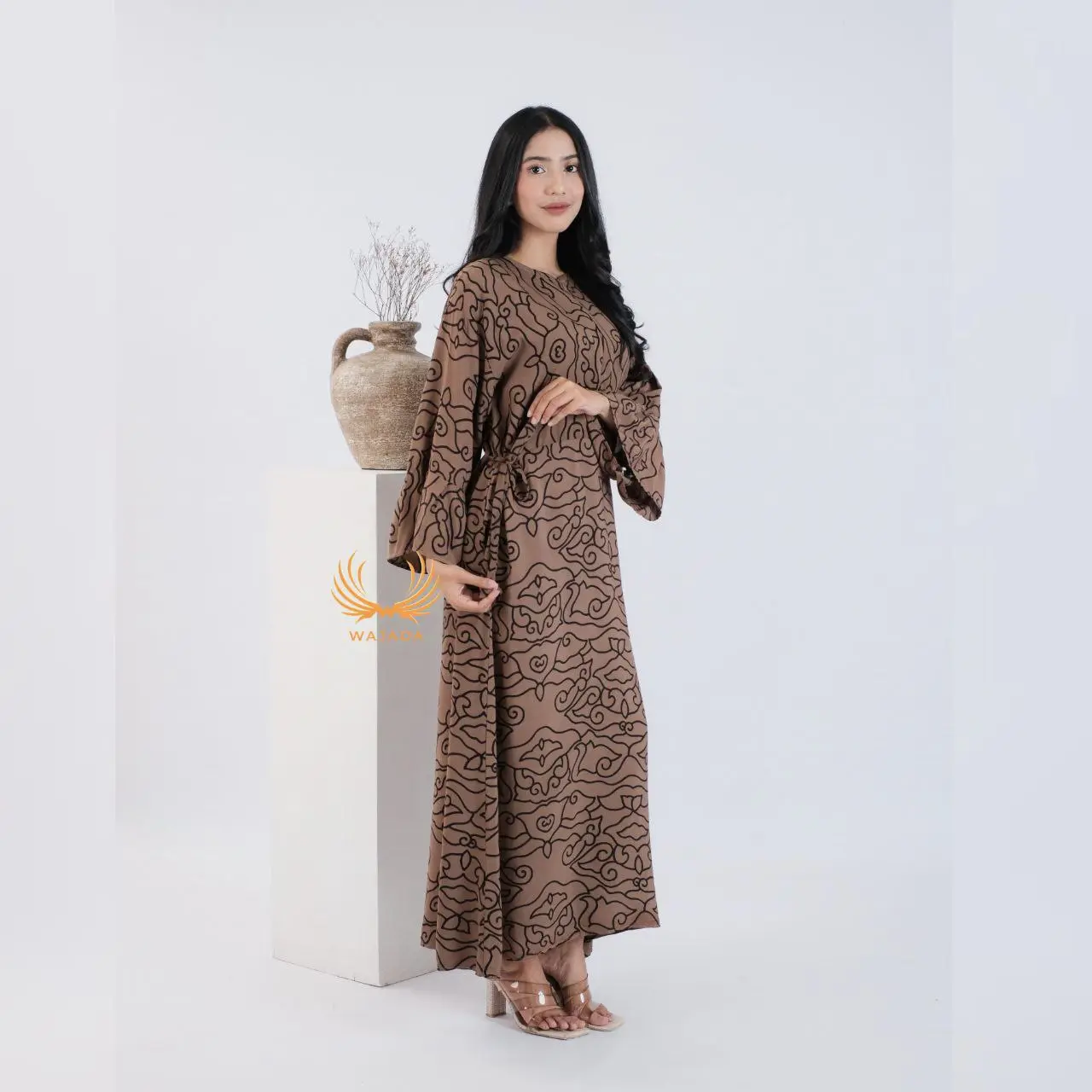 dress busui ibu hamil bahan rayon santung tebal grade A tebal kualitas terbaik