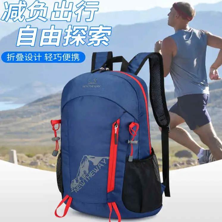 Ba lô unisex có thể gấp gọn, phù hợp cho du lịch ngoài trời và đi học, phong cách thường ngày, nhẹ và chống bắn nước.