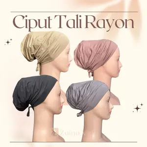 Zaina Inner Basic Rayon Premium Ciput Bahan Kaos Rayon Nyaman Dipakai Seharian Tidak Bikin Sakit Kuping Dilengkapi Tali Panjang Adjustable