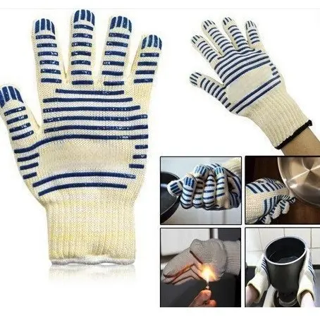 Sarung Tangan Oven Tahan Panas Masak Heat Resistant Gloves - 540F - White