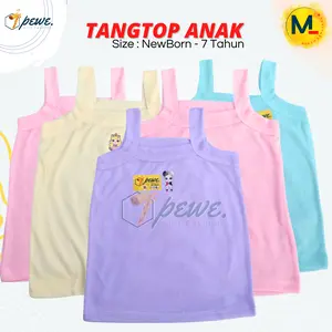 6 pcs daleman anak perempuan / tangtop anak perempuan 7 tahun bahan halus / tank top anak bahan tebal dan halus / tanktop anak perempuan 5 tahun anak-anak / tanktop anak lucu bahan halus / tanktop anak perempuan 2-5 tahun warna-warni / tengtop anak