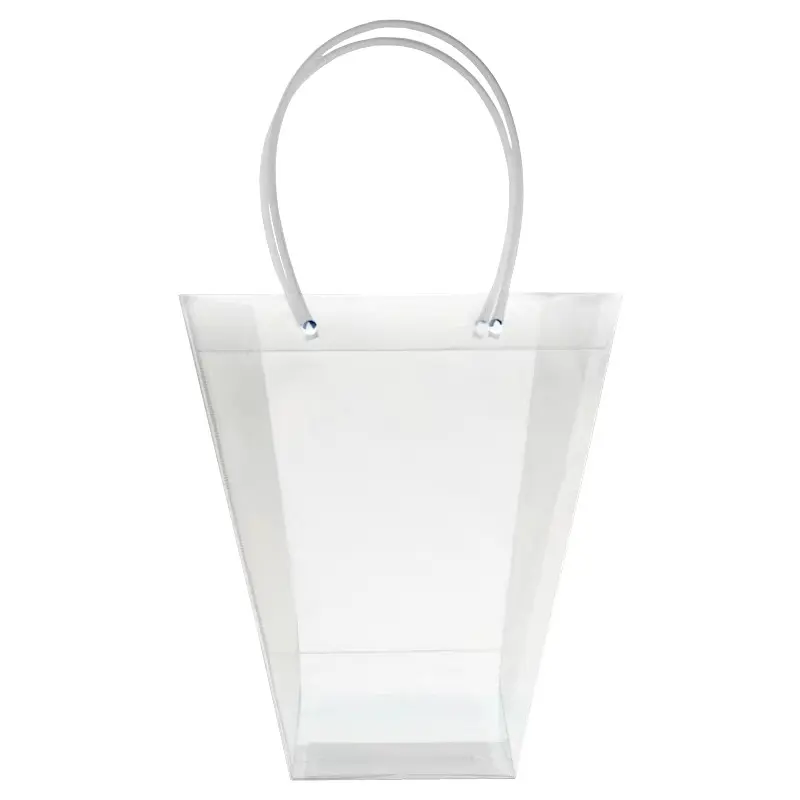 Kantong Buket Bunga Plastik Bouquet Mika Jinjing Tote Bag Bening 3