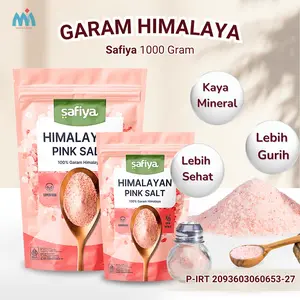 Garam Himalaya 1 Kg Safiya Pink Salt Himalayan salt Garam Himalaya Penyedap Rasa