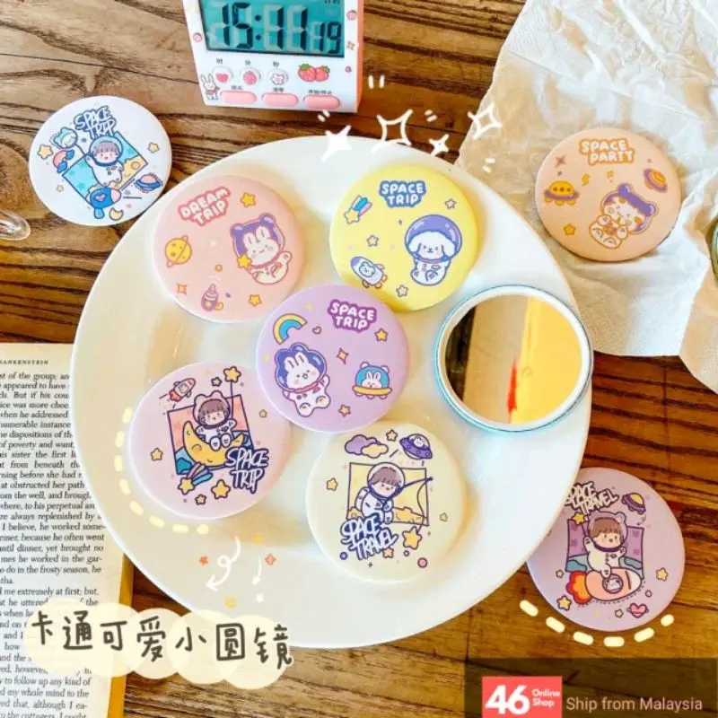 Cute Mirror Small Mini Mirror Pocket Mirror Cermin Comel Wedding Gift Door Gift Free Gift Makeup