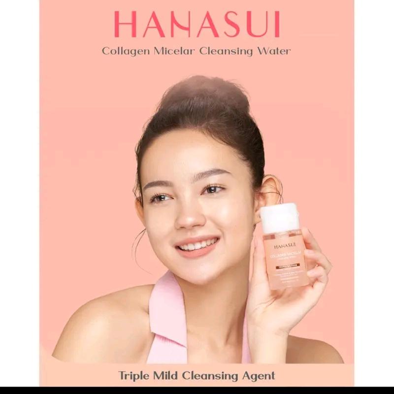 Hanasui Pembersih Wajah Micellar Water Hanasui Collagen - Cleanser, Remover 6