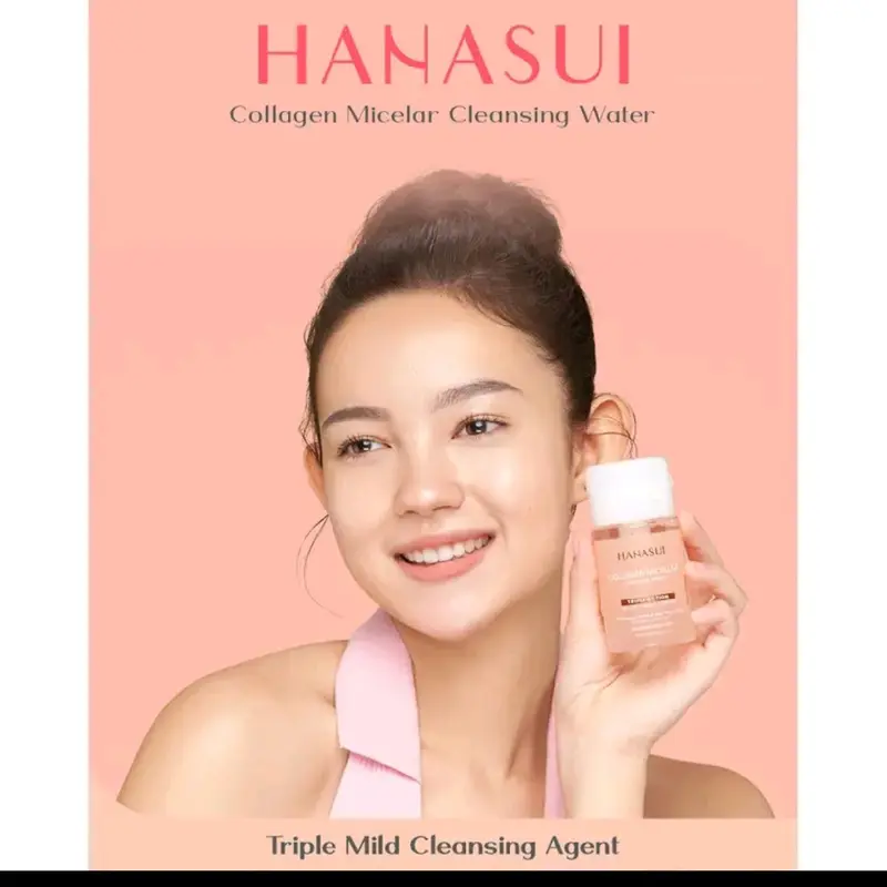 Hanasui Pembersih Wajah Micellar Water Hanasui Collagen - Cleanser, Remover 6
