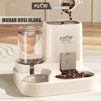 Gambar TP Focat Tempat Makan & Minum Kucing Anjing M79 Pet Feeder / Pet Feeder 2IN1 - Putih - Abu dari Focat Indonesia Kab. Tangerang 5 Tokopedia