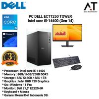 Gambar PC DELL TOWER ECT1250 i5 14400 8GB/16GB/32GB SSD 512GB Windows 11 Pro + Monitor Dell E2225HM 21,5" Resmi 3 Tahun - 8GB/SSD 512GB, Windows 11 Home dari aura technology Kota Administrasi Jakarta Pusat 1 Tokopedia