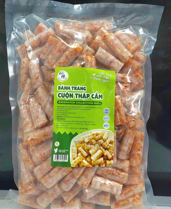 GÓI 500G BÁNH TRÁNG CUỘN THẬP CẨM _BÁNH TRÁNG LONG AN